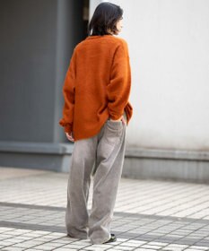 WEGO イージー3Dバレルレッグコーデュロイパンツ