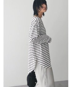 Green Parks ラウンドボーダーリラックスプルオーバー