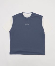 WEGO 【２点セット/ベスト×Tシャツ】アンサンブルベスト（SS）