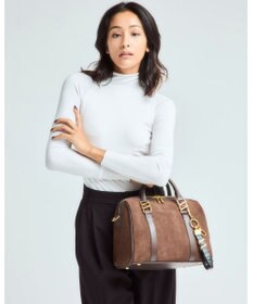 style code 【VerdeVari/ヴェルデヴァリ】スエードボストンバッグ