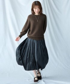 ANY 【ウエストゴム】チンツギャザースカート