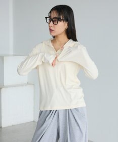 CRAFT STANDARD BOUTIQUE ハイネックハーフボタンプルオーバー