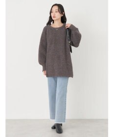 earth music&ecology ふわふわメランジチュニック