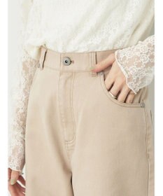 earth music&ecology コットンツイルバギーパンツ