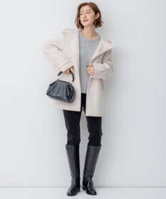 23区 メタルハンドル ショルダー バッグ