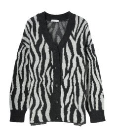 Green Parks 柄アソートニットカーディガン