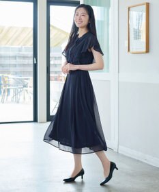 Tiaclasse L 【新色追加】フレアスリーブワンピース