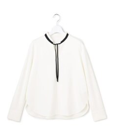 ICB L マラボーテＷジョーゼット バイカラーナロータイカットソー