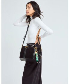 style code 【VerdeVari/ヴェルデヴァリ】スエードボストンバッグ