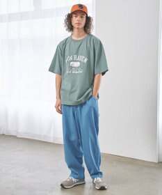 J.PRESS YORK STREET 【UNISEX】フォトプリント Tシャツ ”College Logo”