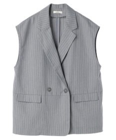 earth music&ecology ピンストライプジレ