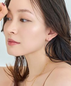 Phoebe 〈シリーズ累計販売10000点突破！〉〈金属アレルギー対応〉ミニフープピアス/サージカルステンレス　ローズゴールド