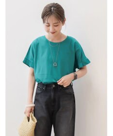 AMERICAN HOLIC 接触冷感袖タックカットプルオーバー