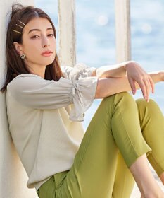 Tiaclasse L 【洗える】テーパードパンツ