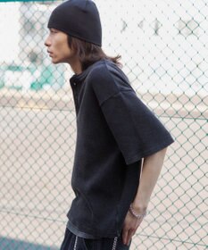 WEGO 【ユニセックス着用ITEM/MLサイズ展開】ワッフルヘンリーネックT（SS）