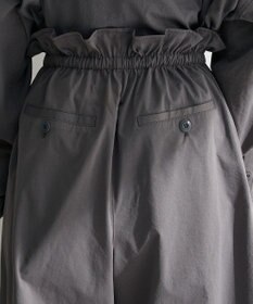 Green Parks ウエストフリルワイドコクーンパンツ