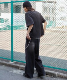 WEGO 【ユニセックス着用ITEM/MLサイズ展開】ワッフルヘンリーネックT（SS）