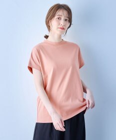 ANY 【UVケア/接触冷感】モックネックフレンチスリーブＴシャツ