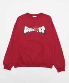WEGO 【ユニセックス着用ITEM/MLサイズ展開】ハートモチーフプルオーバー