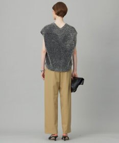 ICB 【洗える】ストレッチピーチツイル バレルパンツ