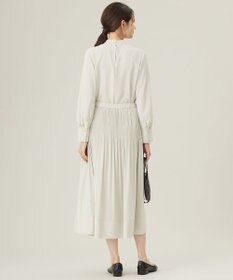 自由区 S 【セットアップ対応・洗える】ライトサテンプリーツ スカート