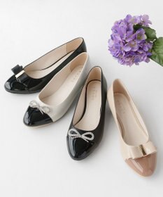 TOCCA 【選べる2デザイン・晴雨兼用】PAIR OF KNOT RAINPUMPS レインパンプス