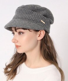 MOONBAT FURLA(フルラ) ラメ折り返しニットキャスケット【日本製】