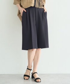 YECCA VECCA 【尾崎紗代子さん着用】タックハーフパンツ