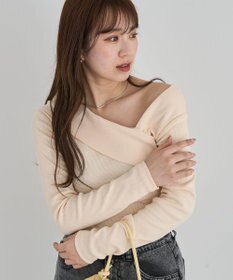 Green Parks ・ｓｗｉｎｇ　ｂｙ　クロスネックプルオーバー