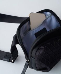 MIYABIYA LAQUOH【撥水加工】篭目柄エンボスボンディング2WAYショルダー