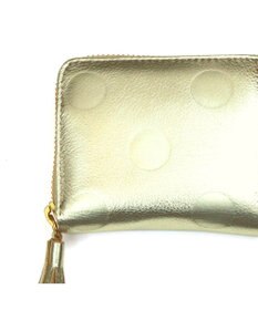 UNBILLION ペルケ perche / ドット型押し・ジャバラカードウォレット