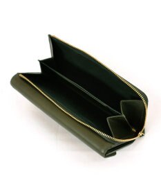 UNBILLION ペルケ perche ジェムストーンヒネリかぶせ長財布