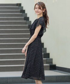 Tiaclasse L 【新色追加】フレアスリーブワンピース