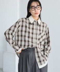 CRAFT STANDARD BOUTIQUE レイヤードライクチェックシャツ