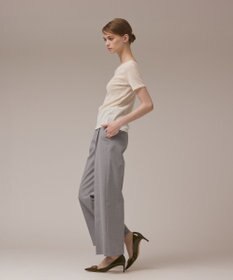 GRACE CONTINENTAL フロッキーチュールカットトップ