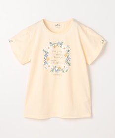 組曲 KIDS 【150-160㎝】 フラワーリースTeeシャツ