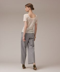 GRACE CONTINENTAL フロッキーチュールカットトップ