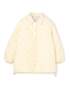 UNFILO L 【自宅で洗濯OK / ファー襟取り外し可能】TAIONコラボ ボア襟 リバーシブルダウン