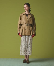 GRACE CONTINENTAL ケープショートトレンチコート