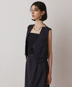 GRACE CONTINENTAL オックスショートジレ