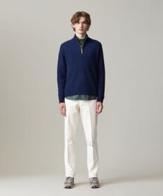 J.PRESS MEN 【KING SIZE】【Cash Lamb’s Wool】ハーフジップニット