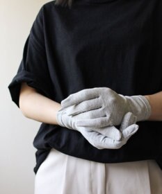 ORuKuBET ororganic - celeste【 抗菌防臭・UVカット・日本製・タッチパネル対応・オーガニックコットン 】