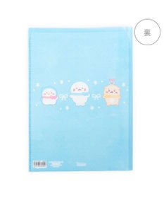 Mother garden しろたん A4見開きクリアファイル 2枚セット 《水色/ 白色》