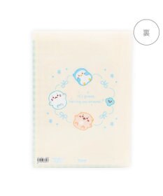 Mother garden しろたん A4見開きクリアファイル 2枚セット 《水色/ 白色》