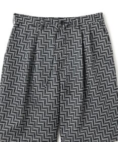 JOSEPH HOMME 【HIGH GRADE LINE】カスリシェブロンジャガード　ドロスト付ワイドショートパンツ / WAVE 2TUCK SHORTS