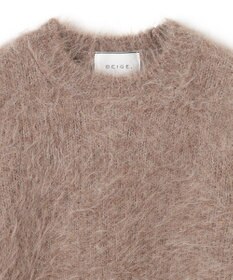 BEIGE， SENECA / アルパカウールショートシャギーニット