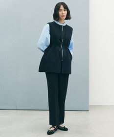 UNFILO 【セレモニー】BEAUTY FORM KNIT ZIPジレ