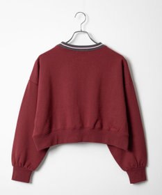 WEGO ラインリブショートスウェット