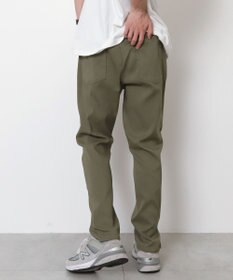 WEGO 【接触冷感/吸水速乾/ストレッチ/ウエスト紐/らくらくのびる/MLサイズ展開】カルゼレギンスアンクルパンツ