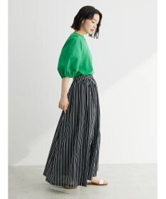 Green Parks 布帛ドッキングランタンスリーブカットプルオーバー